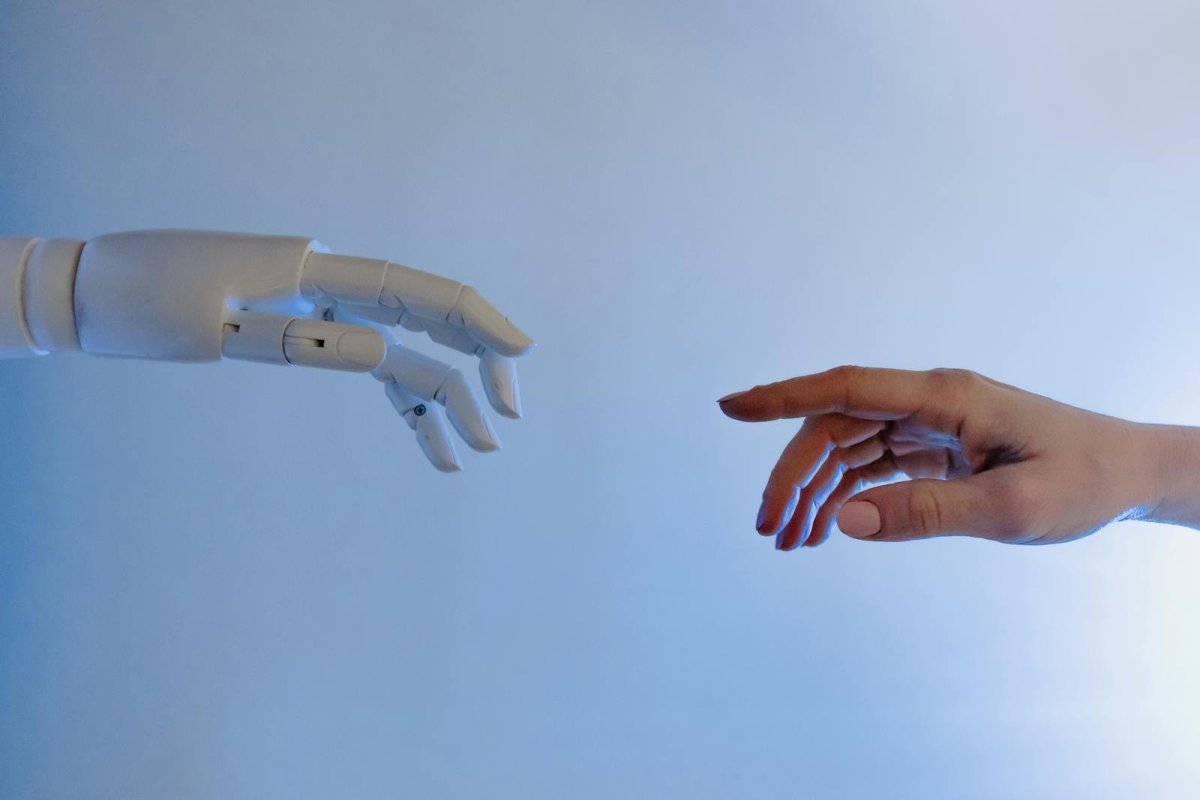 AI algorithm analyzing market data and patterns